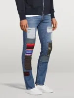 Levis 510 Patchwork Slim-Fit Jeans