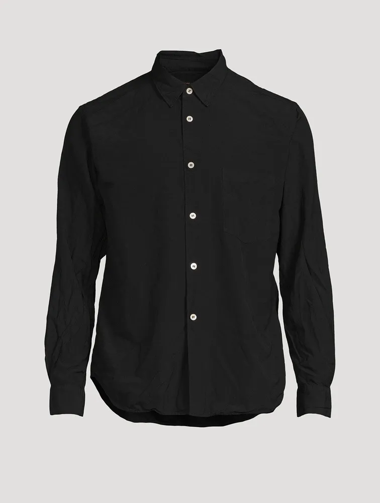Wrinkled Long-Sleeve Shirt