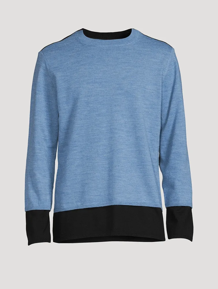 Wool Colourblock Sweater