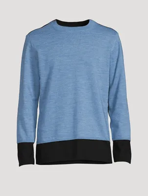 Wool Colourblock Sweater