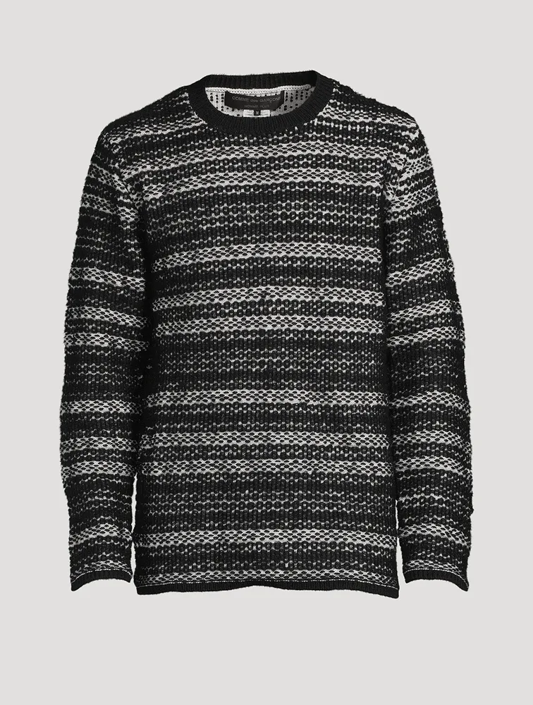 Striped Knit Sweater