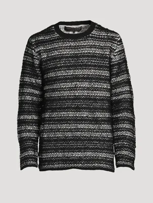 Striped Knit Sweater