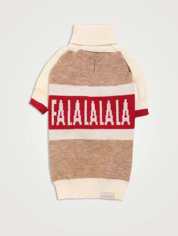 Fa La Raglan Dog Sweater
