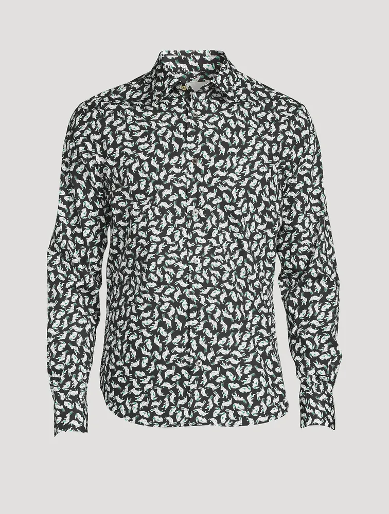 Slim-Fit Printed Shirt