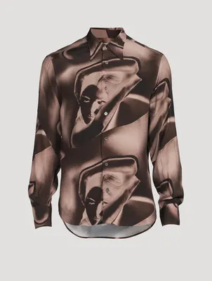 Slim-Fit Shirt Starlet Print