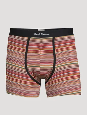 Three-Pack Striped Boxer Briefs