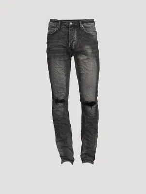 Chitch Onyx Scratch Slim-Fit Jeans