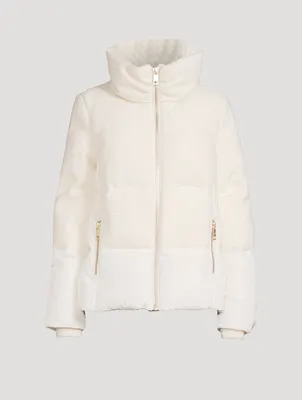 Lexington Tweed Down Puffer Jacket