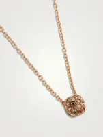 Nudo Solitaire Pendant Necklace With Brown Diamonds