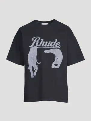 Black Cat Cotton T-Shirt
