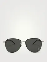SL 328 YSL Monogram Aviator Sunglasses