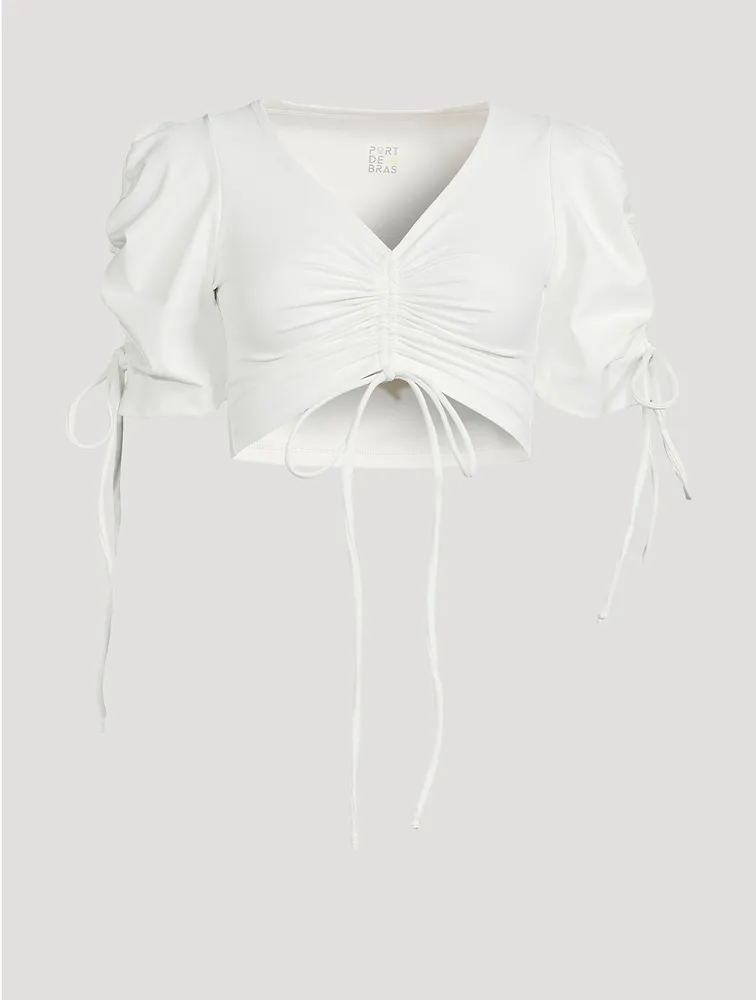 Vero Ruched Crop Top