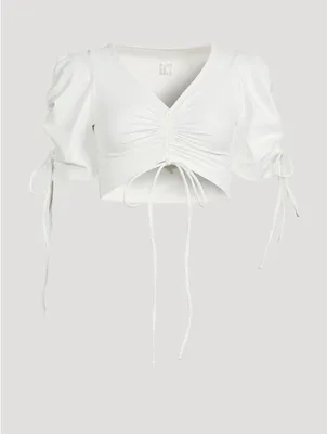 Vero Ruched Crop Top