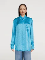 Silk Jacquard Shirt
