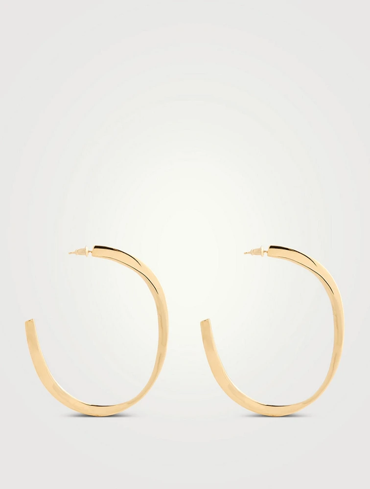 Large Aero Hoop Earrings