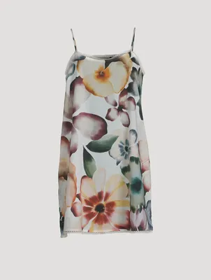 Icardi Cotton Chemise In Floral Print