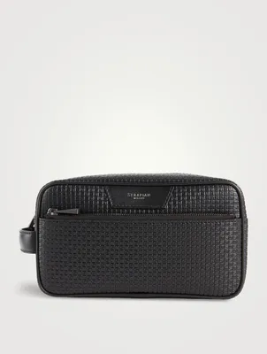 Stepan Leather Wash Bag