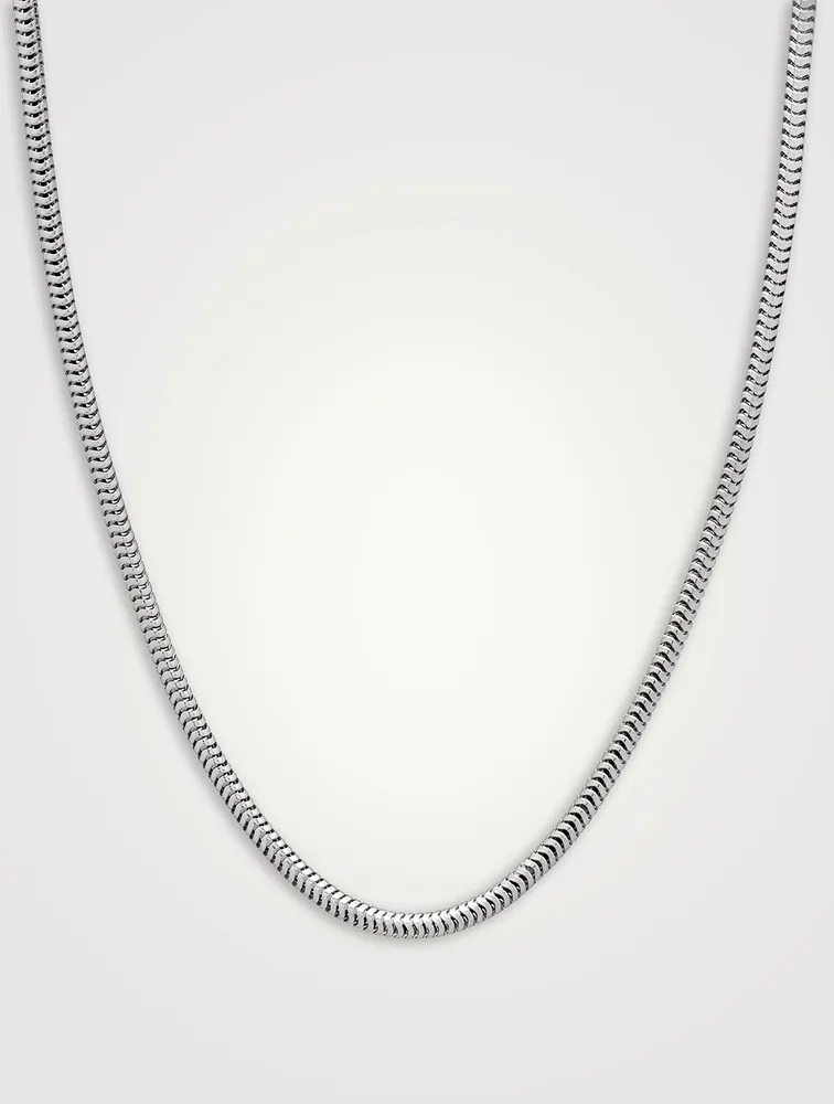 Sterling Silver Snake Chain Necklace