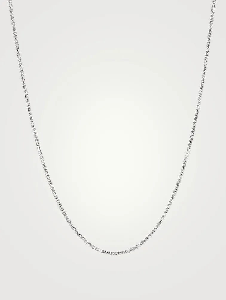 Sterling Silver Spike Chain Necklace
