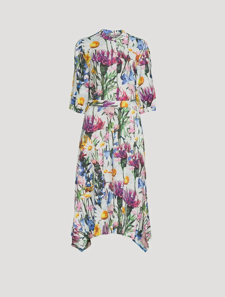 Midi Dress Floral Print