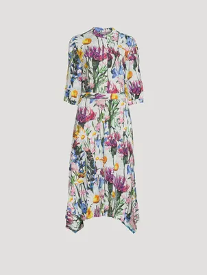Midi Dress Floral Print