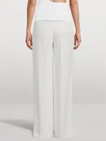 Compact Crepe Trousers