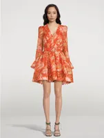 Kaleidoscope Mini Dress Floral Print