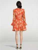 Kaleidoscope Mini Dress Floral Print