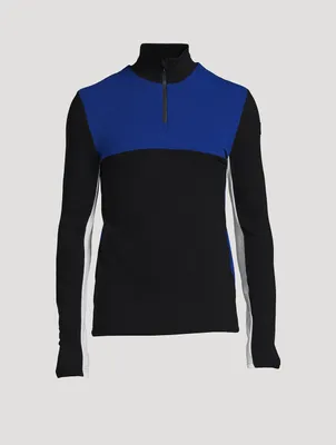 Tryvann Wool-Blend Zip Pullover