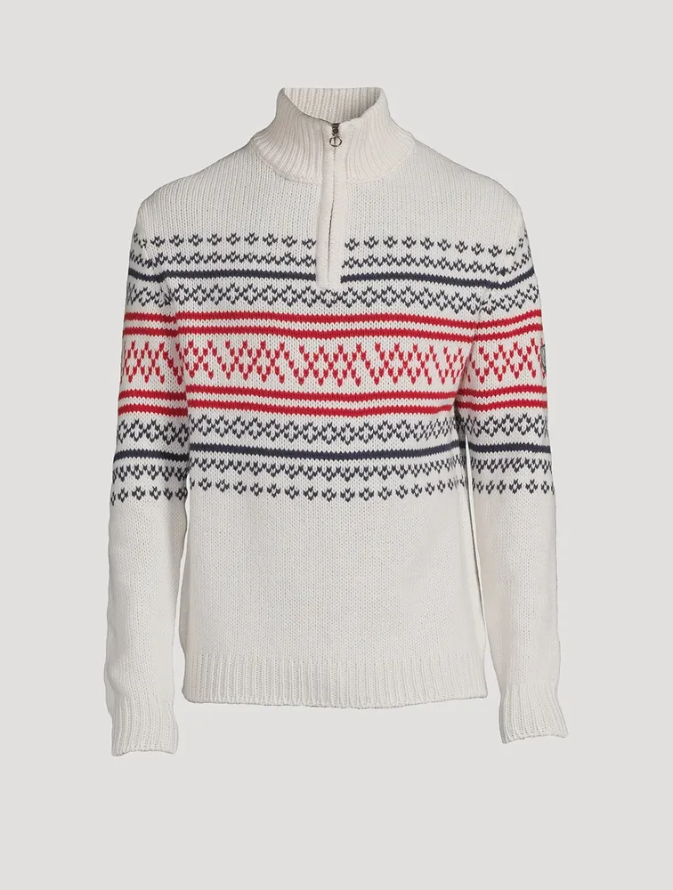 Setesdal Wool And Cashmere Zip Pullover