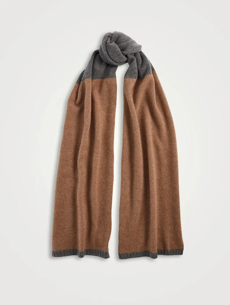 Colourblock Cashmere Scarf