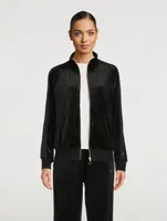 Adelphi Velour Track Jacket