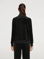 Adelphi Velour Track Jacket