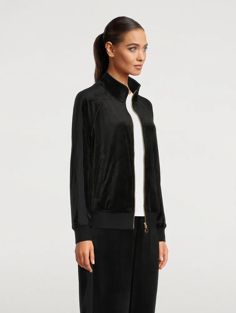 Adelphi Velour Track Jacket
