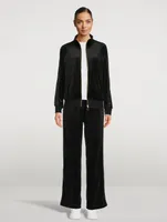 Adelphi Velour Track Jacket