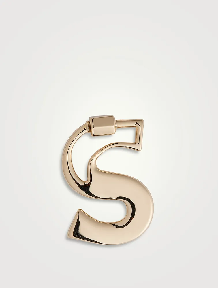 Gold 'S' Letter Lock