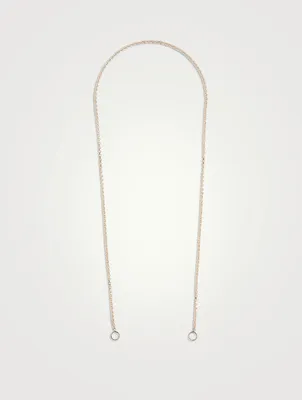 Inch 14K Gold Rolo Chain Necklace