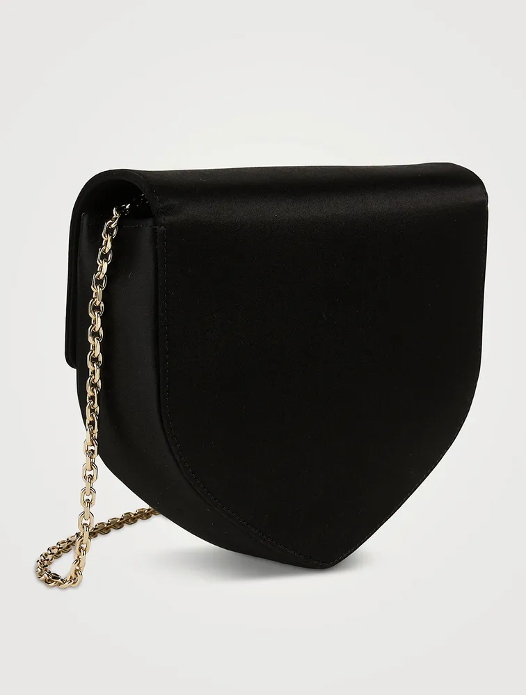 Mini Clutch Love Strass Buckle Satin Bag