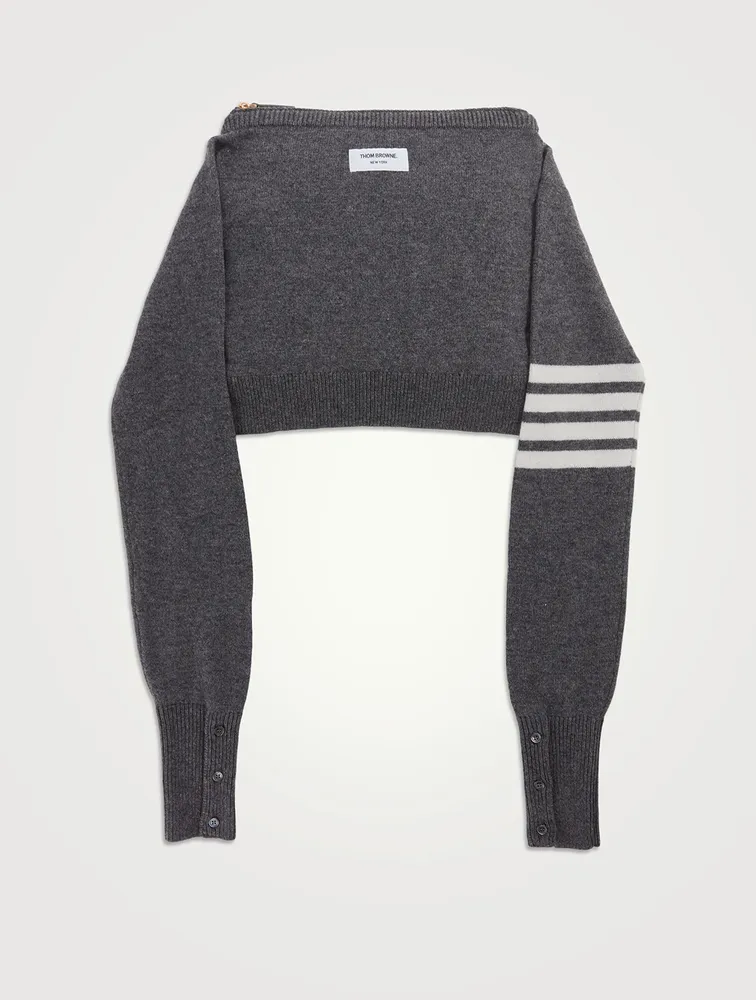Wool Sweater Messenger Bag