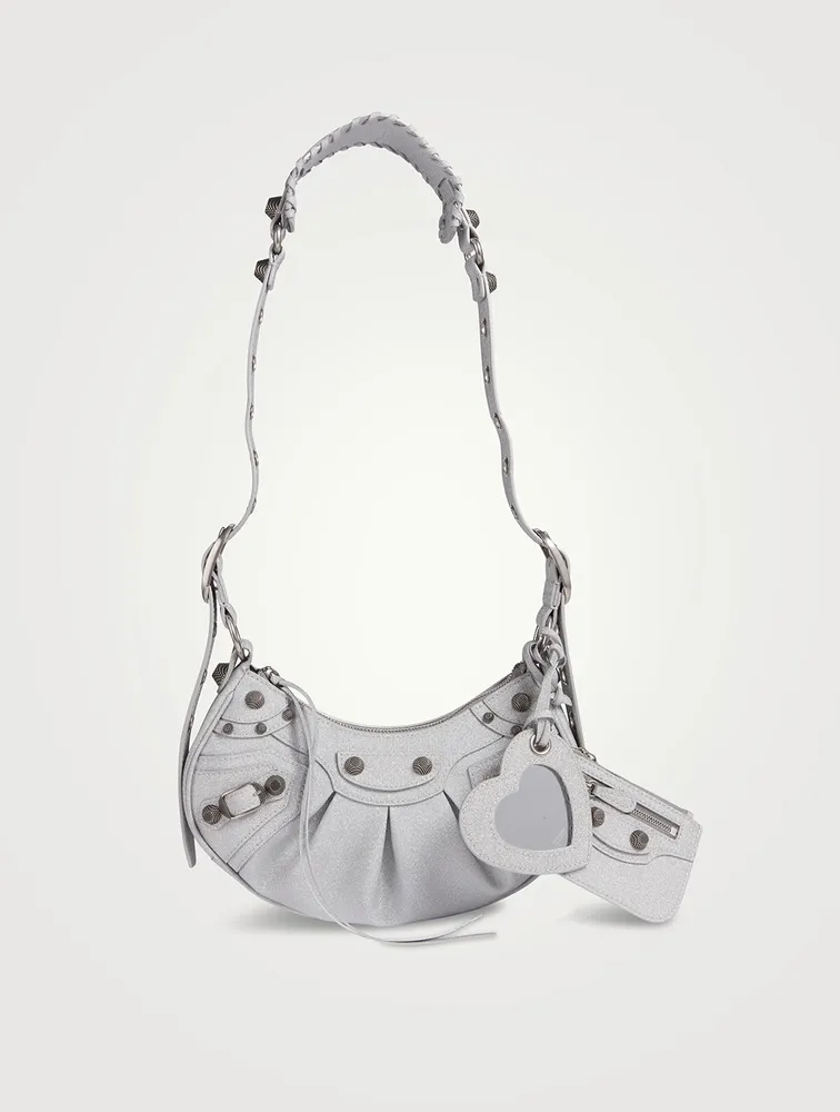 XS Le Cagole Glitter Shoulder Bag