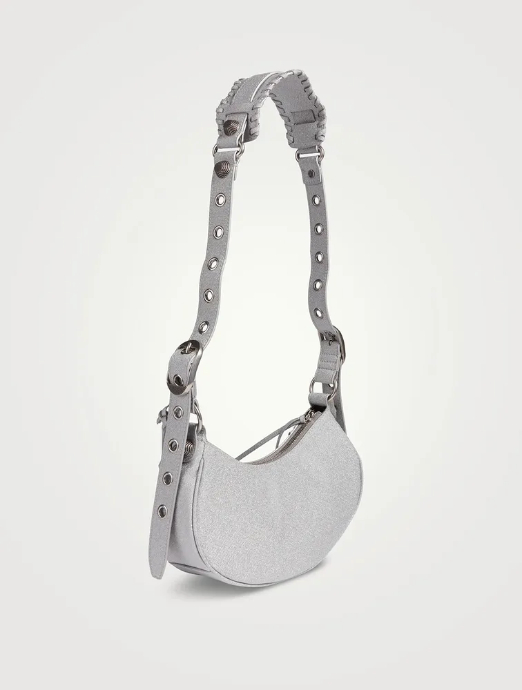 XS Le Cagole Glitter Shoulder Bag
