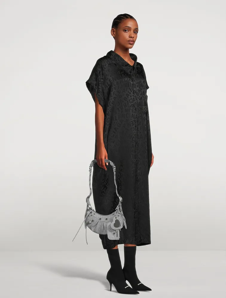XS Le Cagole Glitter Shoulder Bag