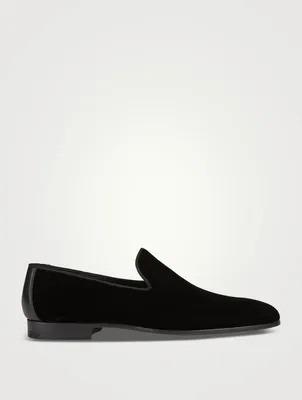 Jareth Velvet Slip-On Loafers