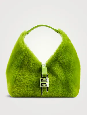 Mini G-Hobo Shearling Shoulder Bag
