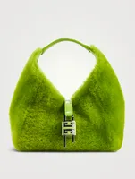 Mini G-Hobo Shearling Shoulder Bag
