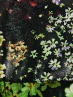 Leather Shoulder Bag In Floral Print