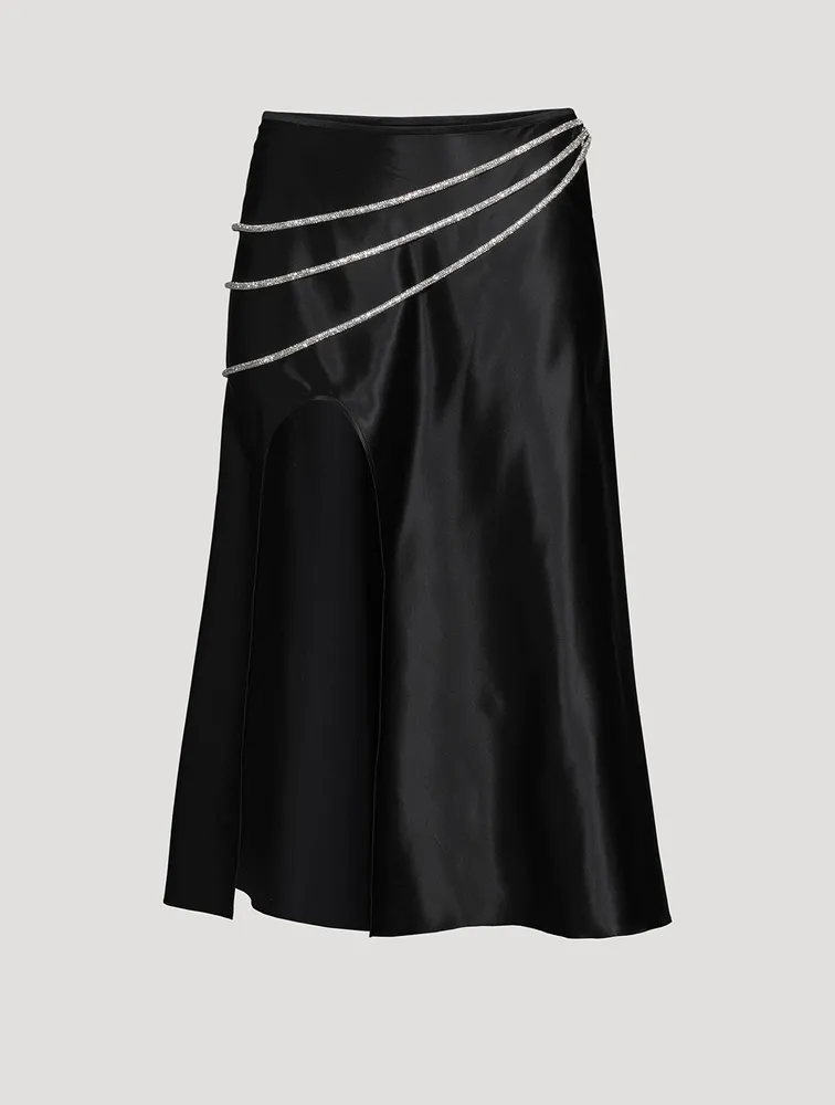 Laetitia Stretch Silk Skirt