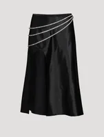 Laetitia Stretch Silk Skirt