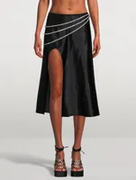 Laetitia Stretch Silk Skirt