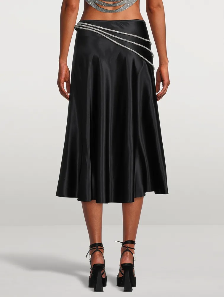 Laetitia Stretch Silk Skirt